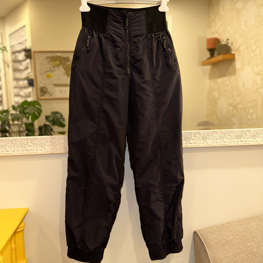 Vintage Tyrolia High Waisted Skiwear - Black Ski / Snowboarding Pants - 12